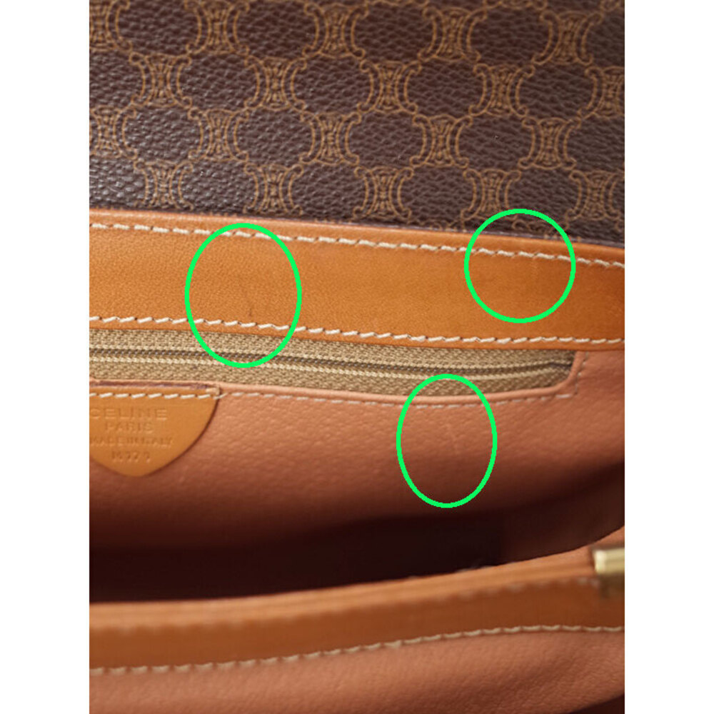 Celine Macadam Boston Leather Handbag - Picture 7 of 9